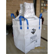 Alta qualidade baixo preço 1.5 toneladas granel saco embalado tamanho de amido de milho 110X110X110 cm